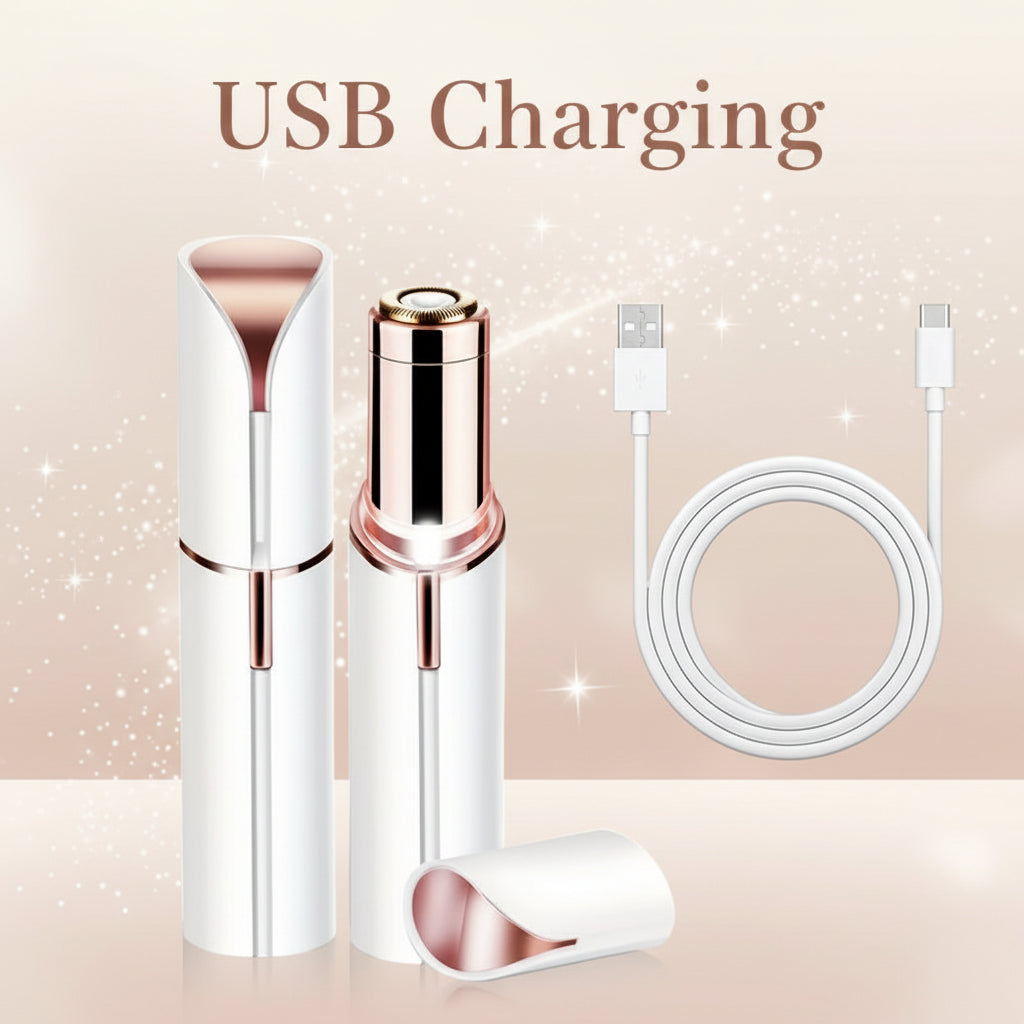 Lipstick Electric Facial Hair Remover | Painless & Portable