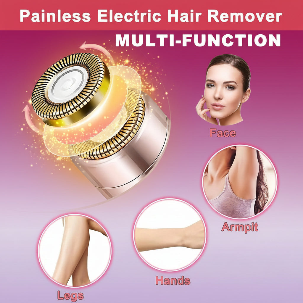 Lipstick Electric Facial Hair Remover | Painless & Portable