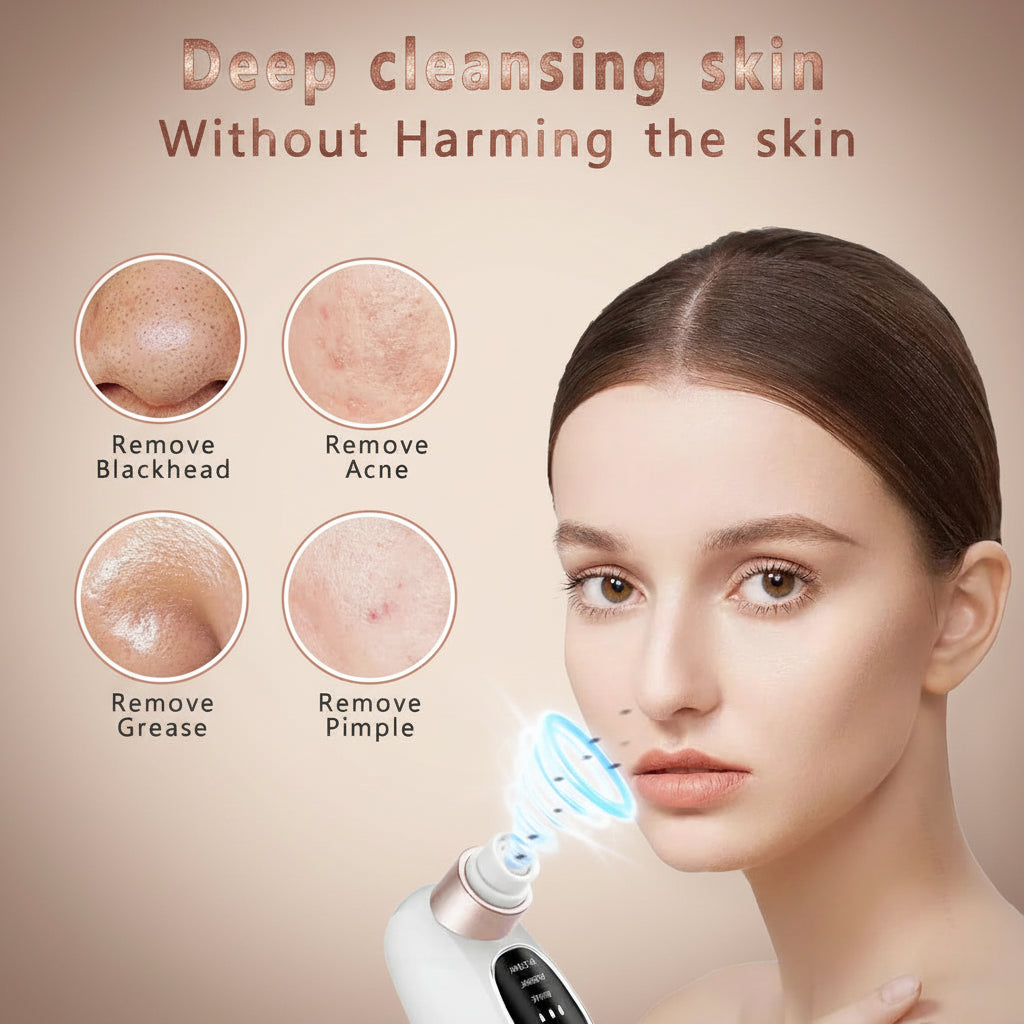Electric Blackhead Remover & Pore Vacuum | USB Rechargeable