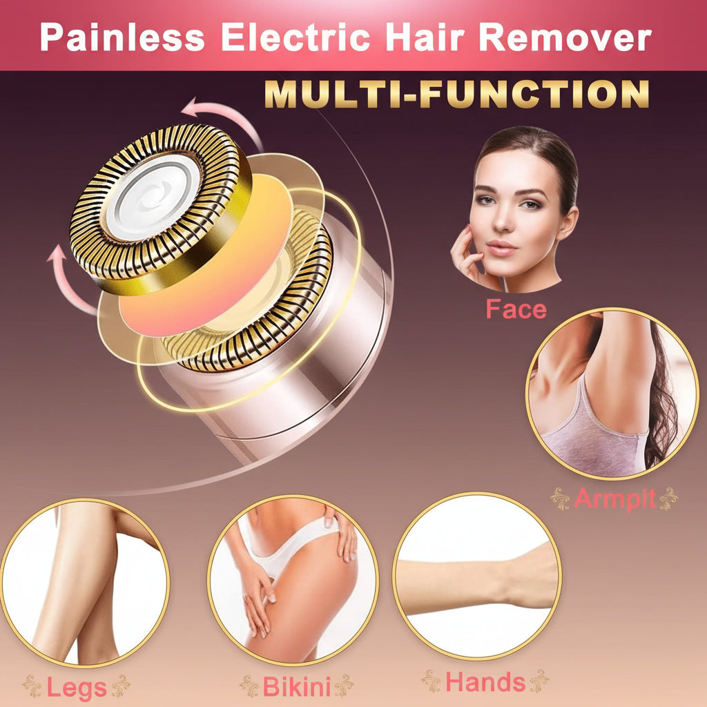 Lipstick Electric Facial Hair Remover | Painless & Portable