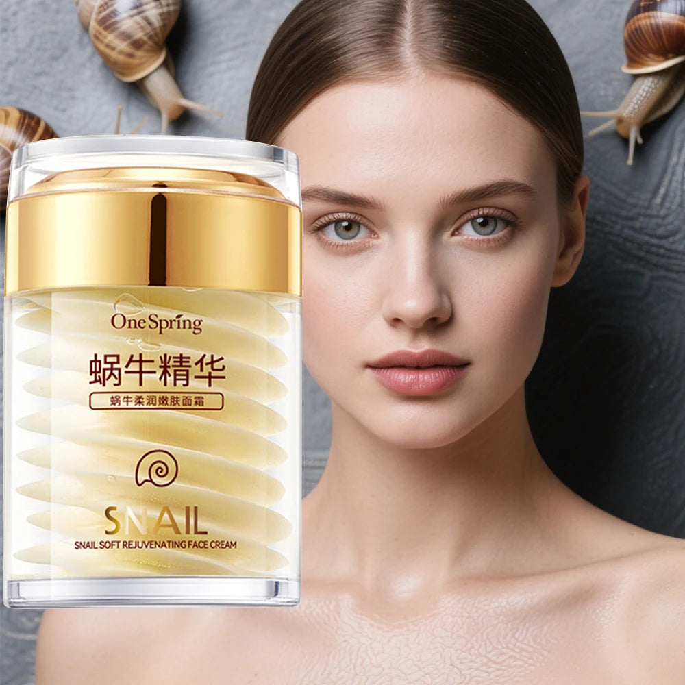 Snail Collagen Anti-Aging Face Cream | Firming & Brightening Korean Skincare