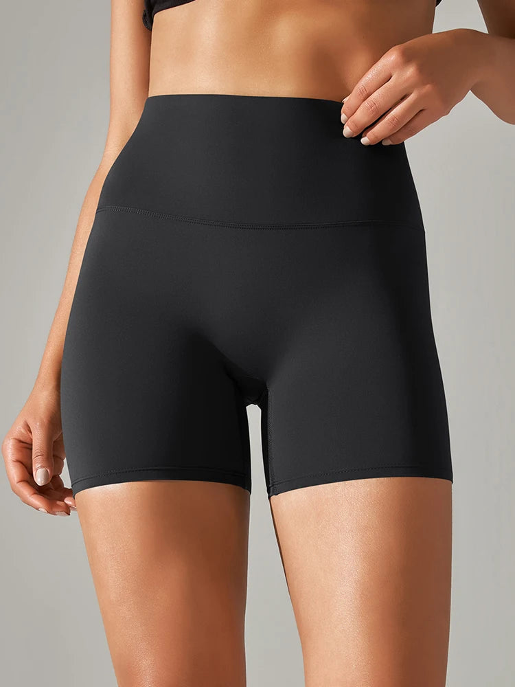Squat-Proof High-Waist Yoga Shorts | Sculpt Fit