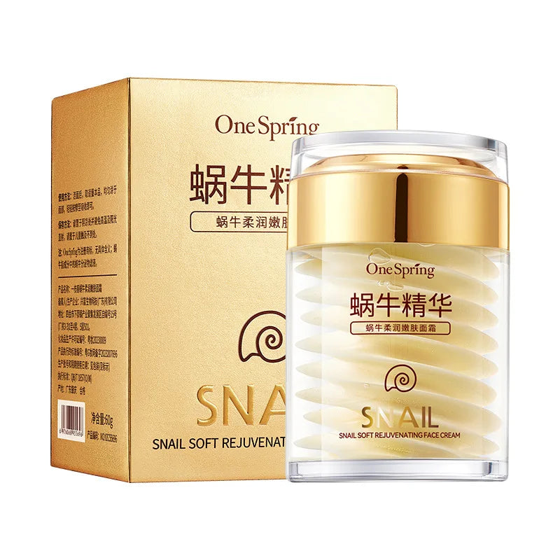 Snail Collagen Anti-Aging Face Cream | Firming & Brightening Korean Skincare