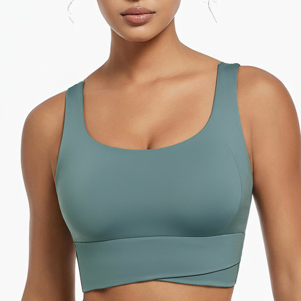 High Impact Sports Bra | Padded Racerback Workout Bra