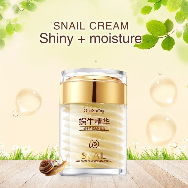 Snail Collagen Anti-Aging Face Cream | Firming & Brightening Korean Skincare