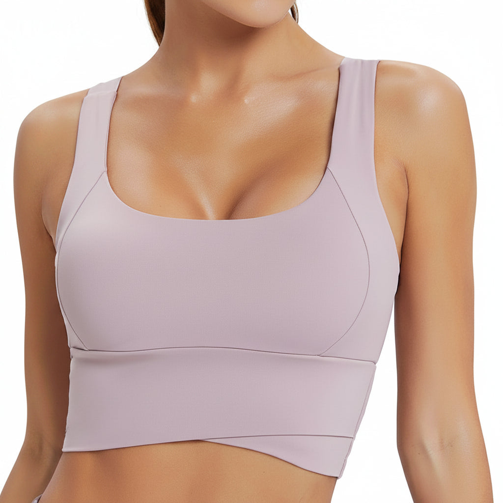 High Impact Sports Bra | Padded Racerback Workout Bra