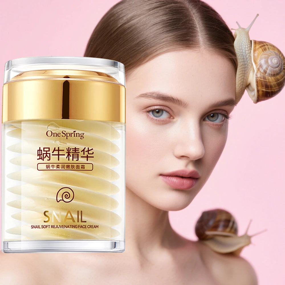 Snail Collagen Anti-Aging Face Cream | Firming & Brightening Korean Skincare