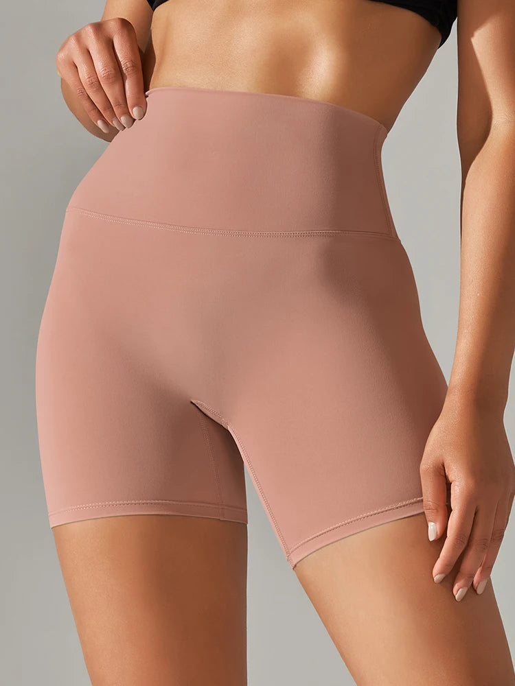 Squat-Proof High-Waist Yoga Shorts | Sculpt Fit