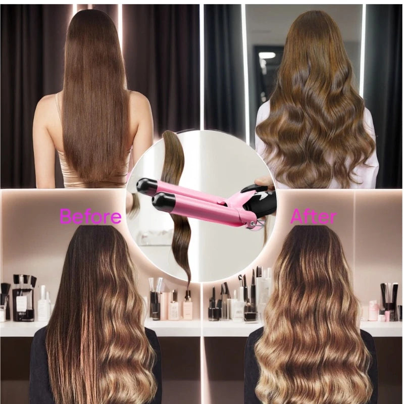 Triple Barrel Hair Waver | Beach Waves Curling Iron