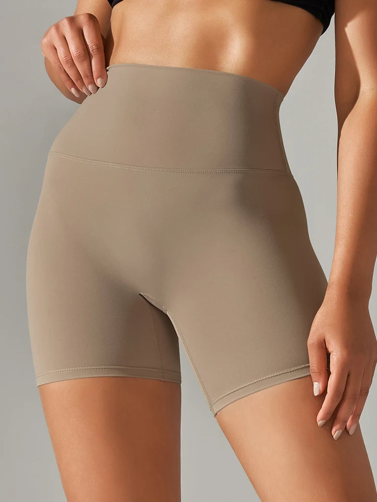 Squat-Proof High-Waist Yoga Shorts | Sculpt Fit