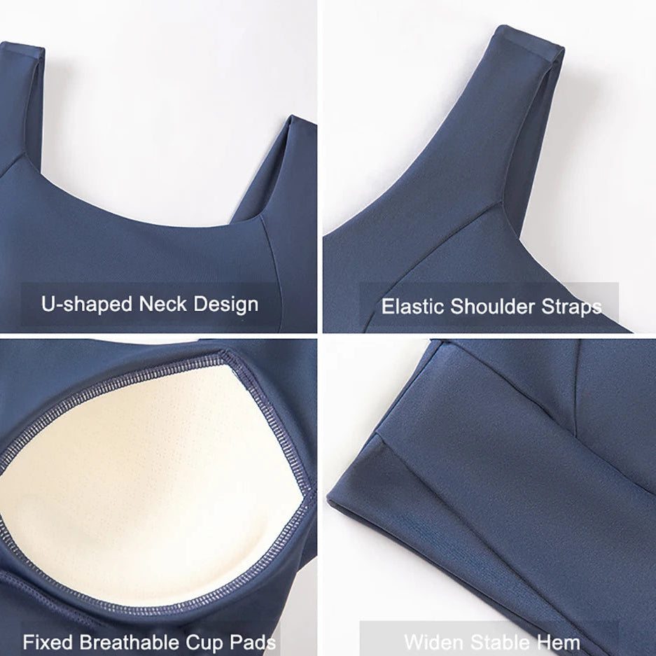 High Impact Sports Bra | Padded Racerback Workout Bra