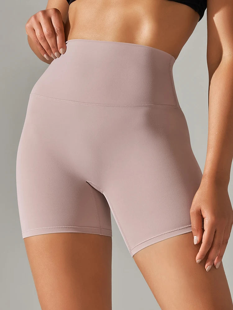 Squat-Proof High-Waist Yoga Shorts | Sculpt Fit