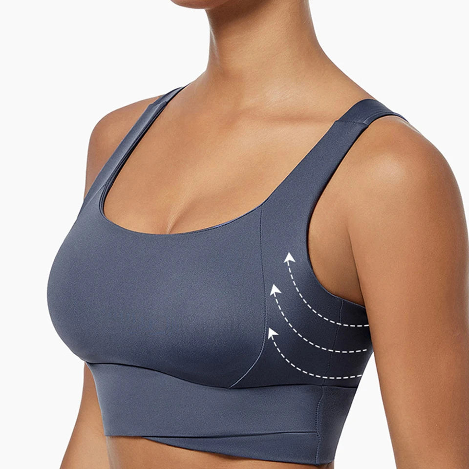 High Impact Sports Bra | Padded Racerback Workout Bra