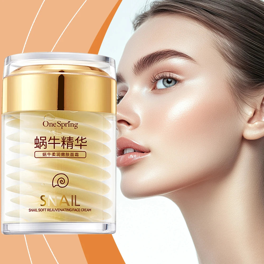 Snail Collagen Anti-Aging Face Cream | Firming & Brightening Korean Skincare