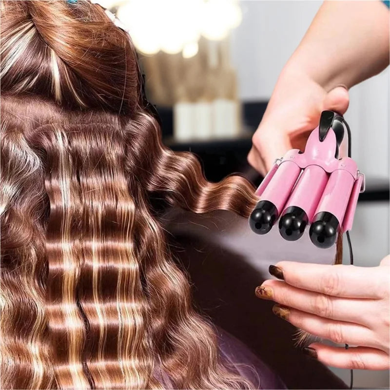 Triple Barrel Hair Waver | Beach Waves Curling Iron