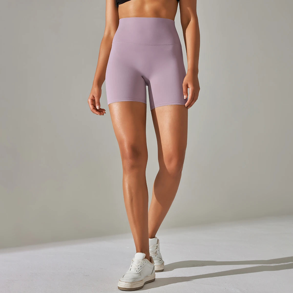 Squat-Proof High-Waist Yoga Shorts | Sculpt Fit