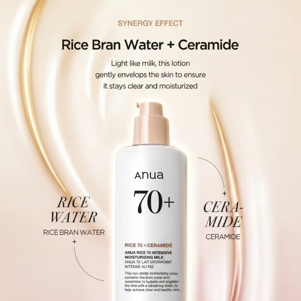 Korean Rice Glow Skincare Set | Toner & Moisturizing Lotion