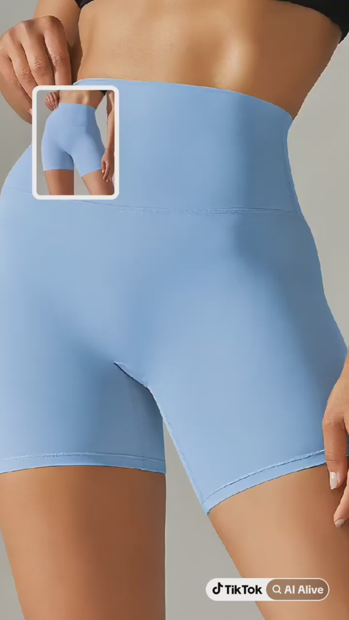 Squat-Proof High-Waist Yoga Shorts | Sculpt Fit